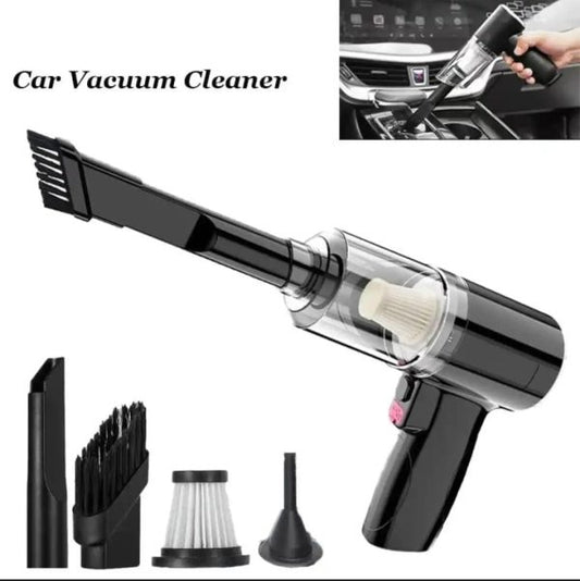 3-in-1 Wireless Portable Vacuum Cleaner – 16000PA Air Duster & Mini Brush for Car, Home & Electronics